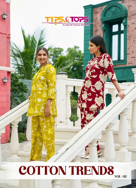 Cotton Trends Vol 02 By Tips & Tops Cotton Co Ord Set Wholesale Price In Surat